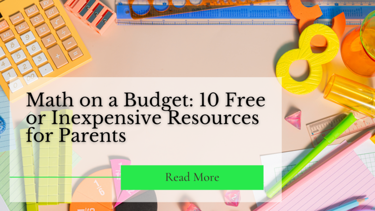 Math on a Budget: Inexpensive Resources for Parents